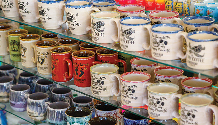 All aboard with souvenirs at coastal stores