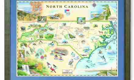 XPLORER MAPS to Unveil a New  North Carolina Hand-Drawn Map 